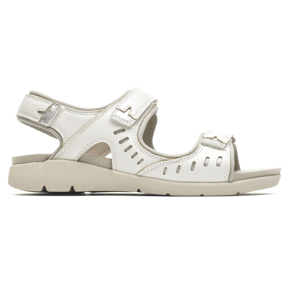 Sandálias Rockport Mulher Branco - Eileen Comfort - 95138EQTR